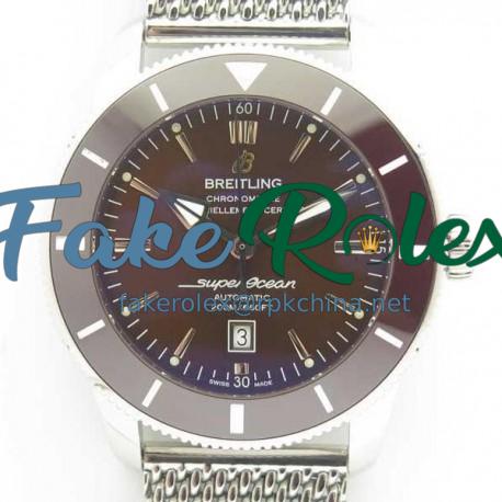 Replica Breitling Superocean Heritage II 46MM AB202033/Q618/152A N Stainless Steel Chocolate Dial Swiss 2824-2