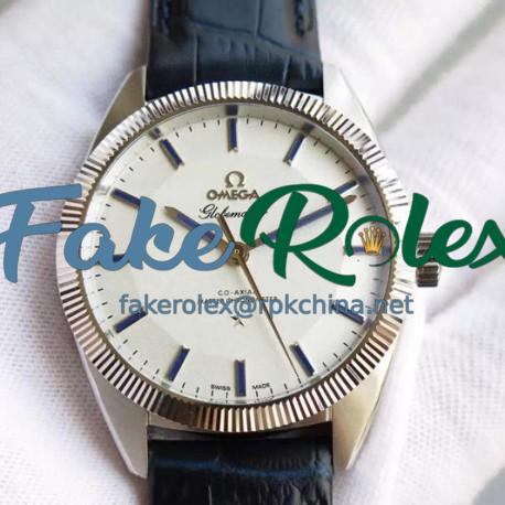 Replica Omega Constellation Globemaster 39MM Stainless Steel White Dial Swiss 8913