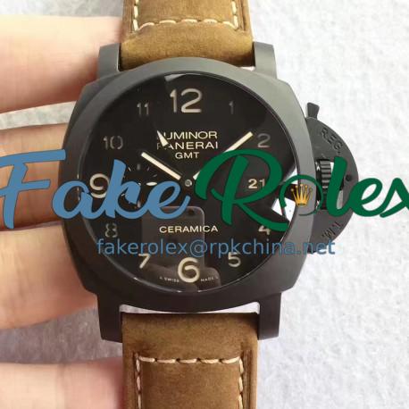 Replica Panerai Luminor Marina 1950 3 Days PAM386 VS Ceramic Black Dial Swiss P9000