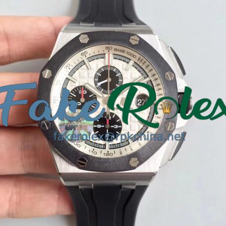 Replica Audemars Piguet Royal Oak Offshore 26400SO.OO.A002CA.01 JF V2 Stainless Steel White Dial Swiss 3126