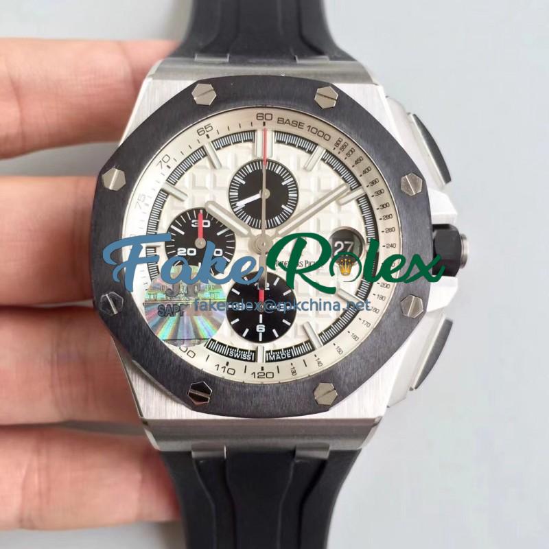 Replica Audemars Piguet Royal Oak Offshore 26400SO.OO.A002CA.01 JF V2 Stainless Steel White Dial Swiss 3126