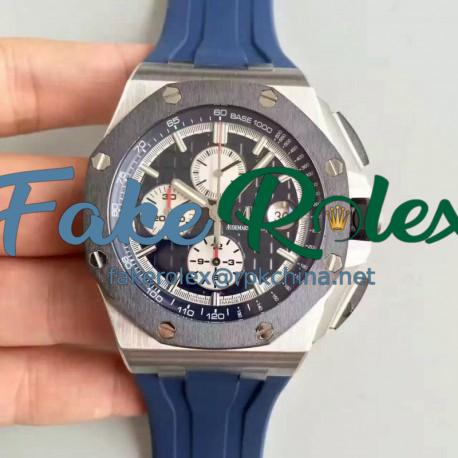 Replica Audemars Piguet Royal Oak Offshore 26401PO.OO.A018CR.01 JF V2 Stainless Steel Blue Dial Swiss 3126