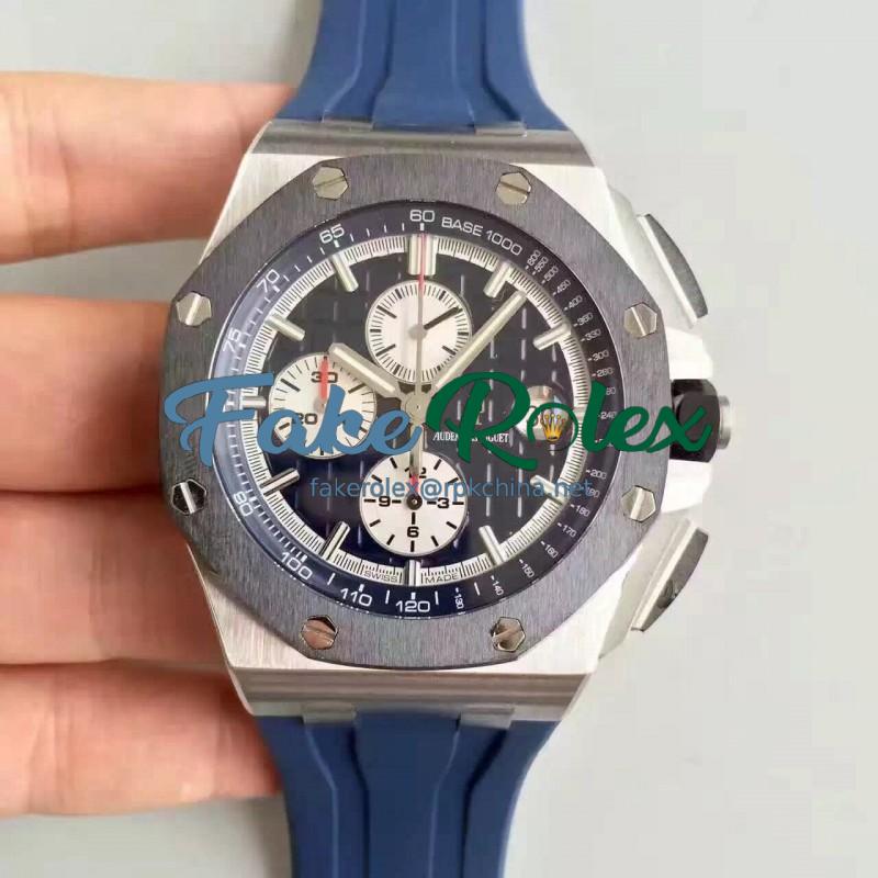 Replica Audemars Piguet Royal Oak Offshore 26401PO.OO.A018CR.01 JF V2 Stainless Steel Blue Dial Swiss 3126