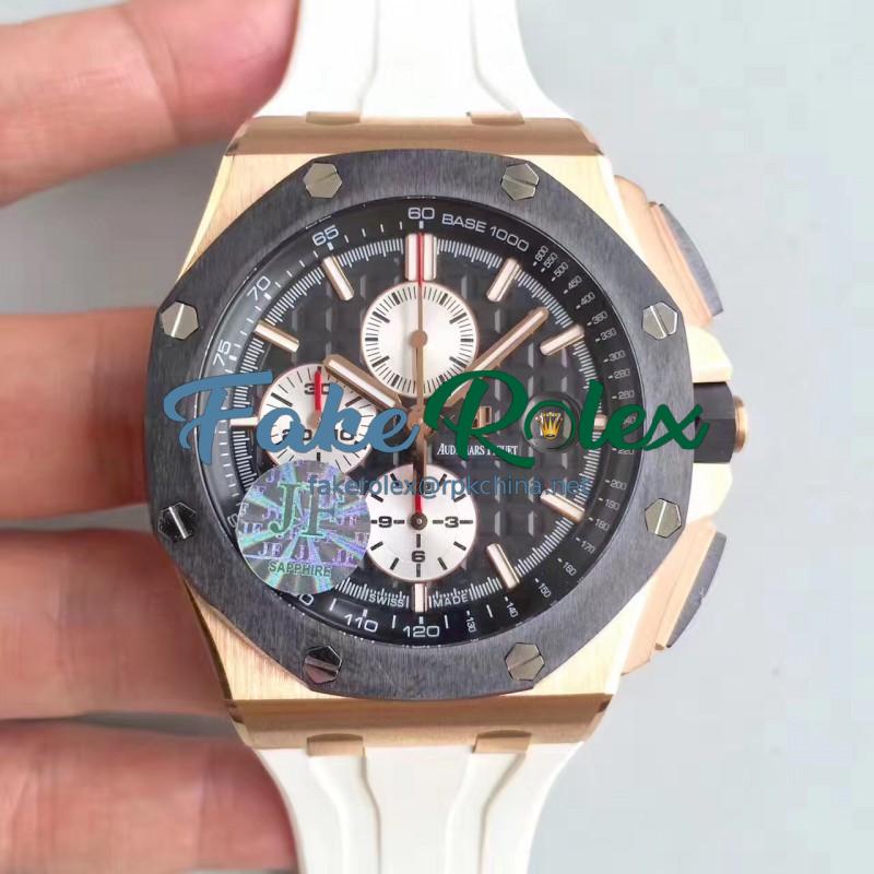 Replica Audemars Piguet Royal Oak Offshore 26401RO.OO.A002CA.01 JF V2 Rose Gold Black Dial Swiss 3126