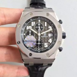 Replica Audemars Piguet Royal Oak Offshore 50th 26034TS.00.D001IN.01 JF V2 Stainless Steel Grey Dial Swiss 7750