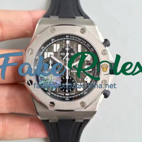 Replica Audemars Piguet Royal Oak Offshore 50th 26034TS.00.D001IN.01 JF V2 Stainless Steel Grey Dial Swiss 7750