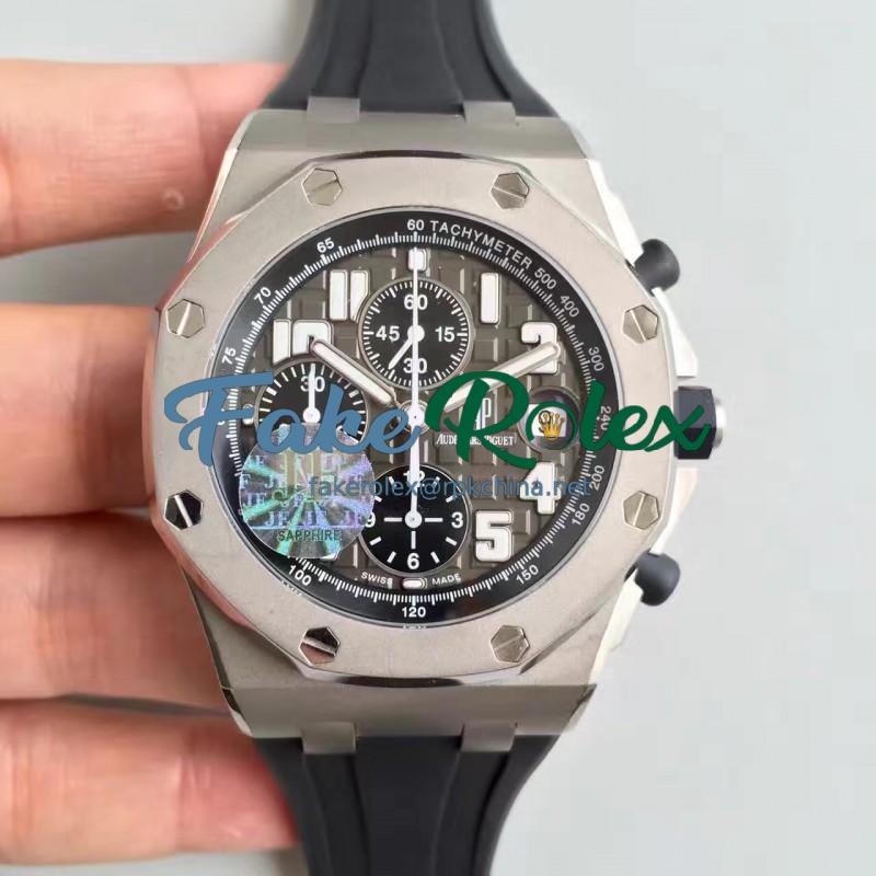 Replica Audemars Piguet Royal Oak Offshore 50th 26034TS.00.D001IN.01 JF V2 Stainless Steel Grey Dial Swiss 7750