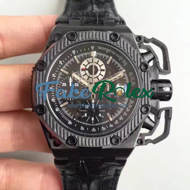 Replica Audemars Piguet Royal Oak Offshore Survivor 26165IO.OO.A002CA.01 JF V2 Titanium Black Dial Swiss 7750