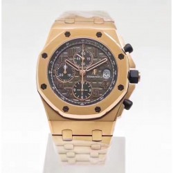 Replica Audemars Piguet Royal Oak Offshore Don Ramon De La Cruz 26192OR.D0801CR.01 JF V2 Rose Gold Grey Dial Swiss 7750