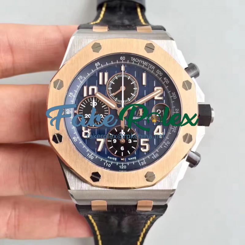 Replica Audemars Piguet Royal Oak Offshore 26471SR.OO.D101CR.01 JF V2 Stainless Steel Blue Dial Swiss 3126