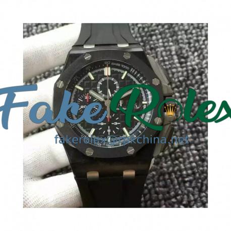 Replica Audemars Piguet Royal Oak Offshore 26400AU.OO.A002CA.01 JF V2 Forged Carbon Black Dial Swiss 3126