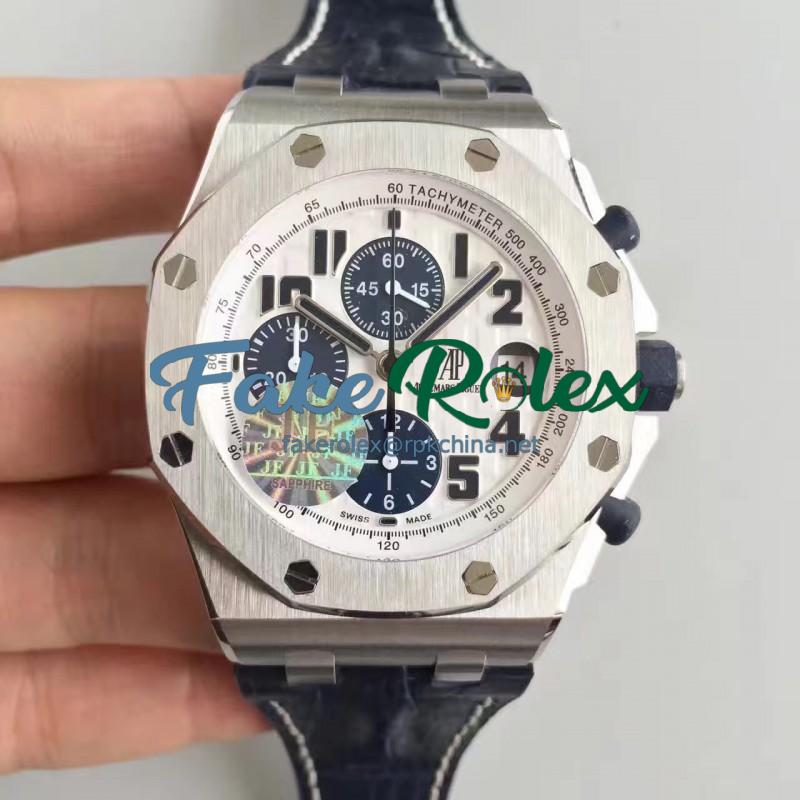 Replica Audemars Piguet Royal Oak Offshore Navy 26170ST.OO.D305CR.01 JF V2 Stainless Steel White Dial Swiss 7750