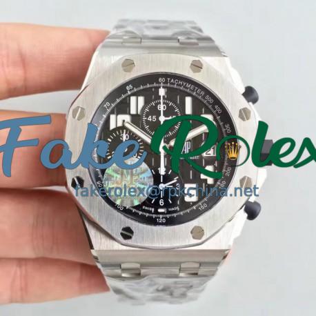 Replica Audemars Piguet Royal Oak Offshore 26170ST.OO.1000ST.08 JF V2 Stainless Steel Black Dial Swiss 7750