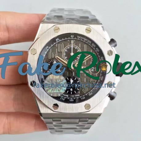 Replica Audemars Piguet Royal Oak Offshore 26470PT.OO.1000PT.01 JF V2 Stainless Steel Grey Dial Swiss 3126