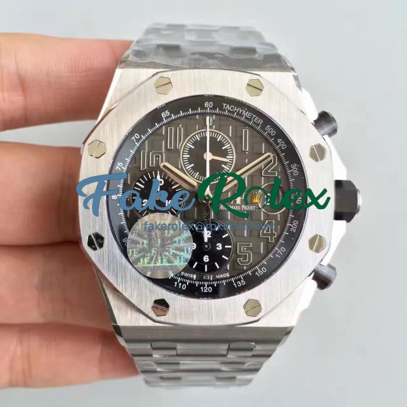 Replica Audemars Piguet Royal Oak Offshore 26470PT.OO.1000PT.01 JF V2 Stainless Steel Grey Dial Swiss 3126