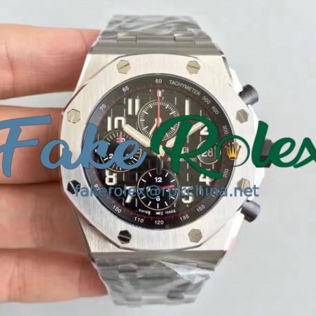 Replica Audemars Piguet Royal Oak Offshore 26470ST.OO.A101CR.01 JF V2 Stainless Steel Black Dial Swiss 3126