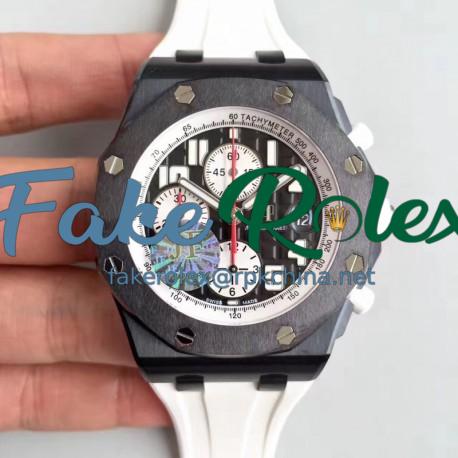 Replica Audemars Piguet Royal Oak Offshore Marcus Edition 26299SN/D010CA.01 JF V2 Black Ceramic Black Dial Swiss 7750