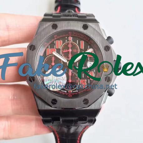 Replica Audemars Piguet Royal Oak Offshore Las Vegas 26186SN.OO.D101CR.01 JF V2 PVD Black Dial Swiss 7750