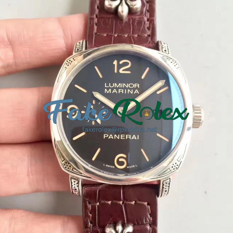 Replica Panerai Luminor Marina 1950 PAM312 JL Stainless Steel Black Dial Swiss P9000