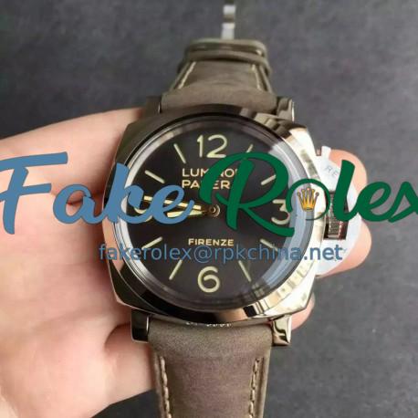 Replica Panerai Luminor 1950 Firenze PAM605 ZF Stainless Steel Anthracite Dial Swiss P3000