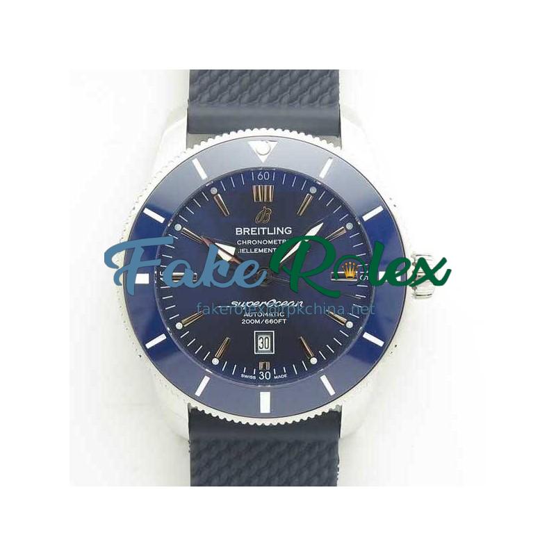 Replica Breitling Superocean Heritage II 46MM A1732016/C734-159S N Stainless Steel Blue Dial Swiss 2824-2