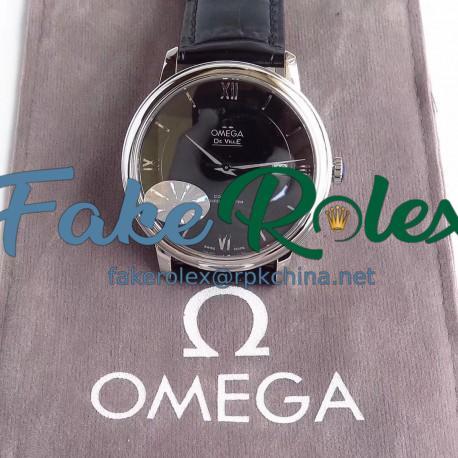 Replica Omega De Ville Prestige Co-Axial 39.5MM 424.13.40.20.01.001 MKS V4 Stainless Steel Black Dial M9015