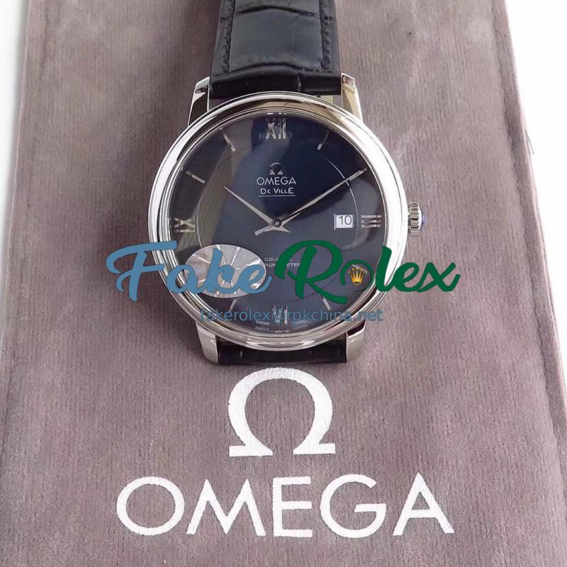 Replica Omega De Ville Prestige Co-Axial 39.5MM 424.13.40.20.03.001 MKS V4 Stainless Steel Blue Dial M9015