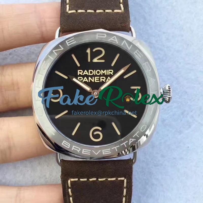 Replica Panerai Radiomir 3 Days Acciaio Brevettato PAM685 SF Stainless Steel Black Dial Swiss P3000