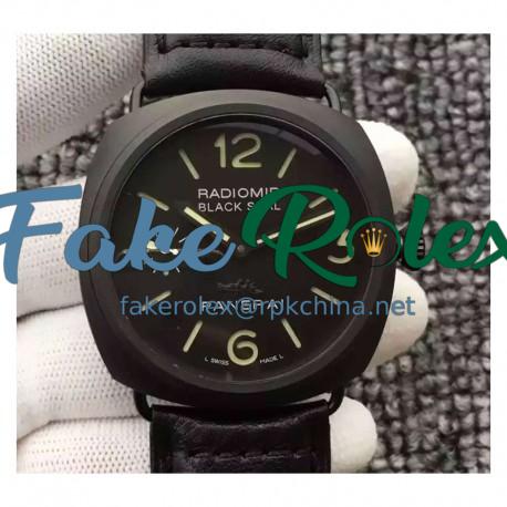 Replica Panerai Radiomir Black Seal PAM292 ZF Ceramic Black Dial Swiss OP XI