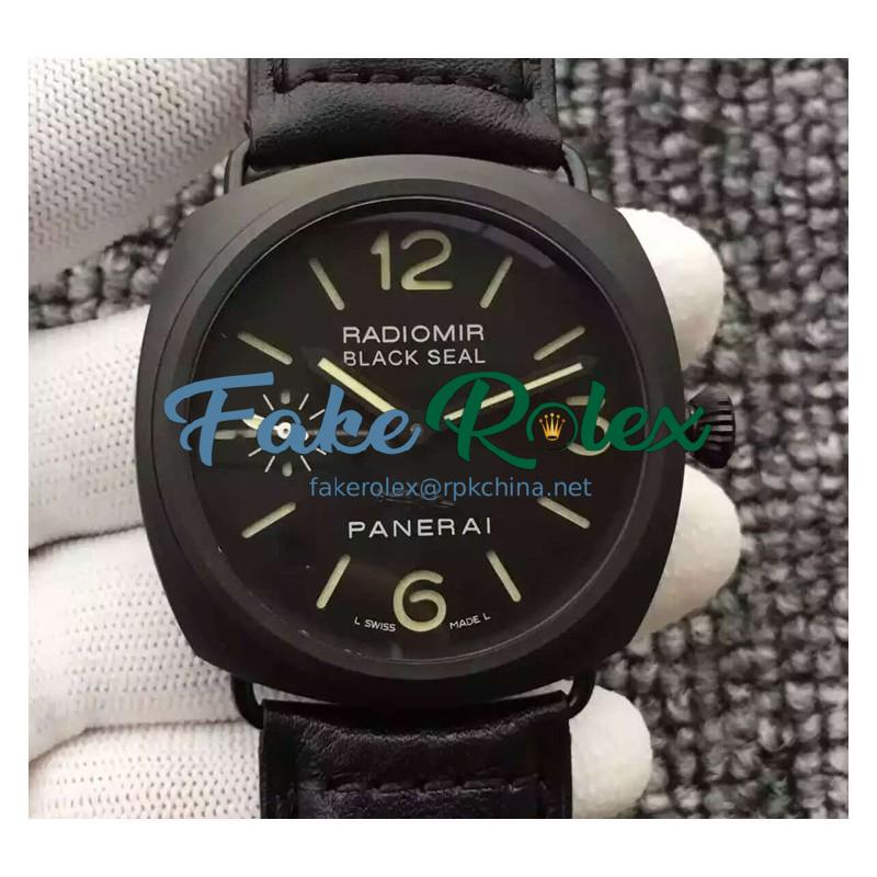 Replica Panerai Radiomir Black Seal PAM292 ZF Ceramic Black Dial Swiss OP XI