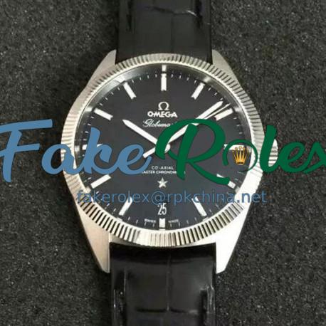 Replica Omega Constellation Globemaster 39MM Stainless Steel Black Dial Swiss 8900