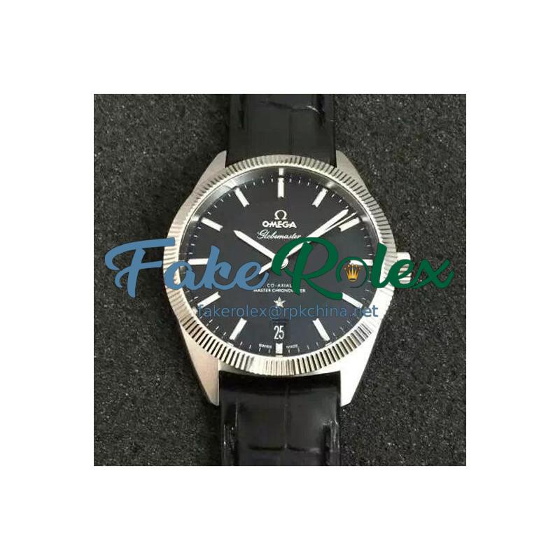 Replica Omega Constellation Globemaster 39MM Stainless Steel Black Dial Swiss 8900