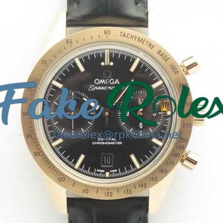 Replica Omega Speedmaster ´57 Co-Axial Chronograph 41.5MM 331.53.42.51.02.002 OM Rose Gold Black Dial Swiss 9301