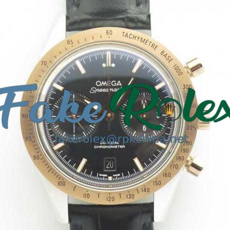 Replica Omega Speedmaster ´57 Chronograph 41.5MM 331.22.42.51.01.001 OM Stainless Steel & Rose Gold Black Dial Swiss 9301