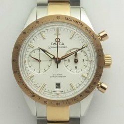 Replica Omega Speedmaster ´57 Chronograph 41.5MM 331.20.42.51.01.002 OM Stainless Steel & Rose Gold White Dial Swiss 9301