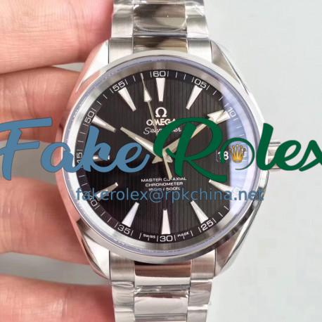 Replica Omega Seamaster Aqua Terra 150M Master Co-Axial 231.10.42.21.01.003 VS Stainless Steel Black Dial Swiss 8500