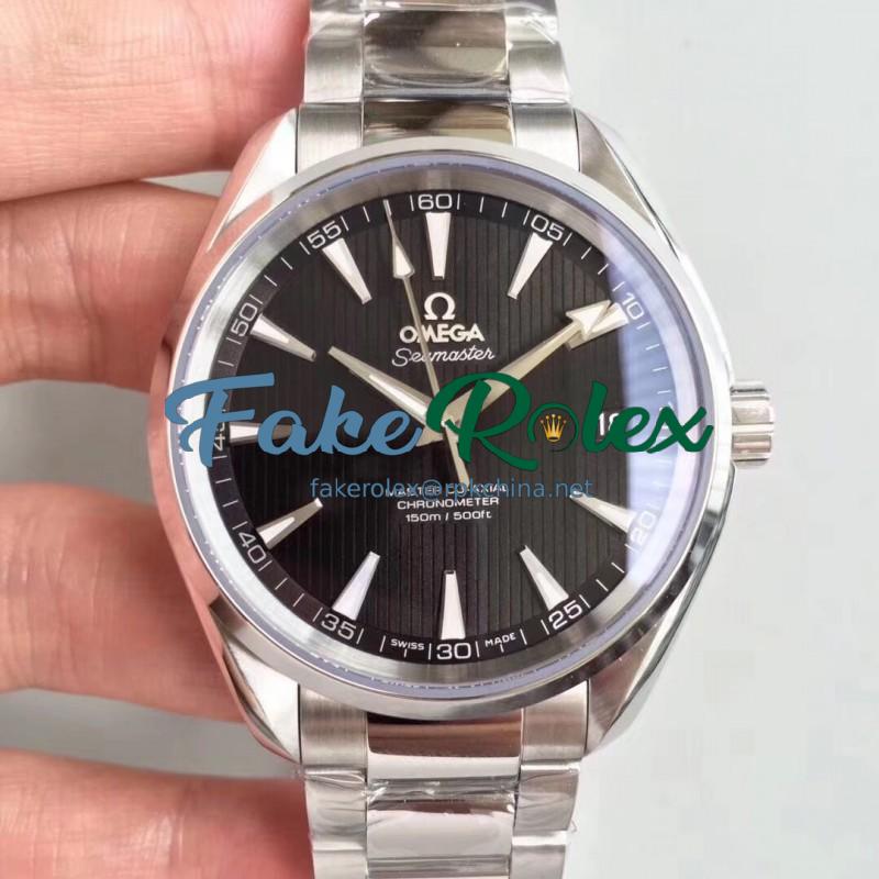 Replica Omega Seamaster Aqua Terra 150M Master Co-Axial 231.10.42.21.01.003 VS Stainless Steel Black Dial Swiss 8500