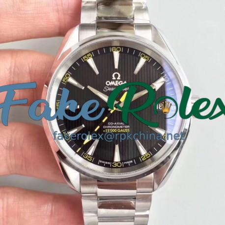 Replica Omega Seamaster Aqua Terra 150M Master 15000 Gauss 231.10.42.21.01.002 KW Stainless Steel Black Dial Swiss 8500