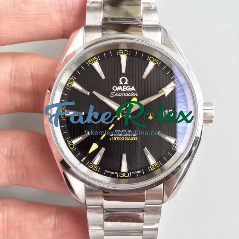 Replica Omega Seamaster Aqua Terra 150M Master 15000 Gauss 231.10.42.21.01.002 KW Stainless Steel Black Dial Swiss 8500