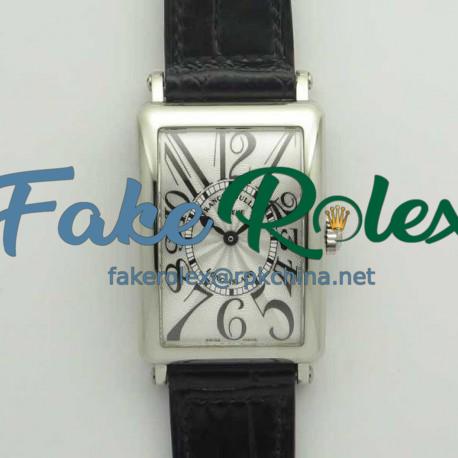 Replica Franck Muller Ladies Long Island 1952 952 QZ GF Stainless Steel Silver Dial Swiss Quartz