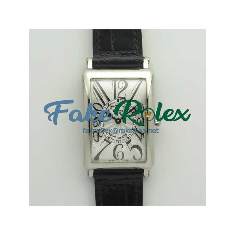 Replica Franck Muller Ladies Long Island 1952 952 QZ GF Stainless Steel Silver Dial Swiss Quartz