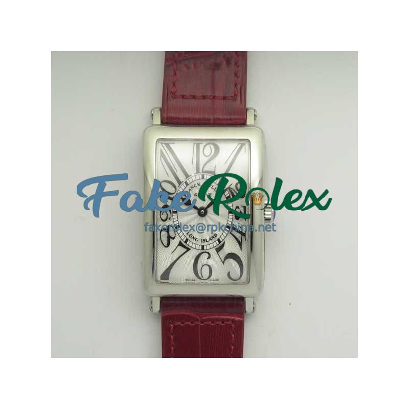 Replica Franck Muller Ladies Long Island 1952 952 QZ GF Stainless Steel Silver Dial Swiss Quartz