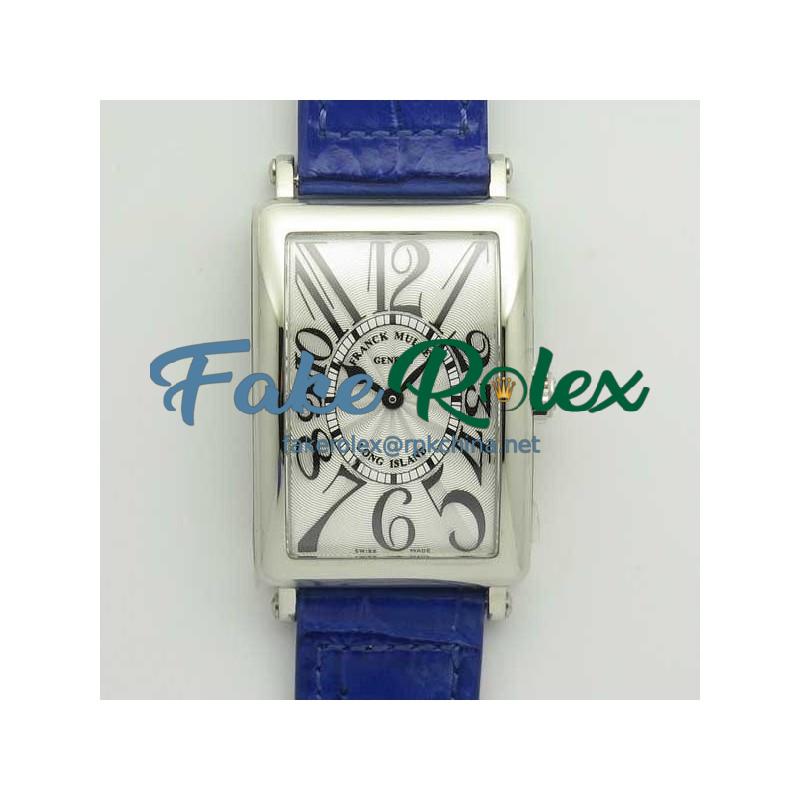 Replica Franck Muller Ladies Long Island 1952 952 QZ GF Stainless Steel Silver Dial Swiss Quartz