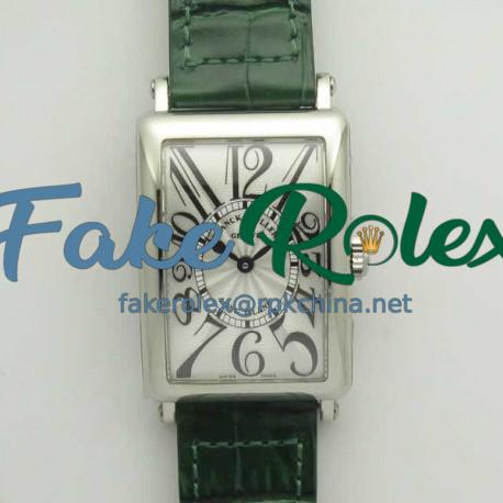 Replica Franck Muller Ladies Long Island 1952 952 QZ GF Stainless Steel Silver Dial Swiss Quartz