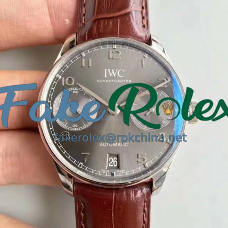 Replica IWC Portugieser IW500106 Power Reserve ZF V3 Stainless Steel Grey Dial Swiss IWC 52010