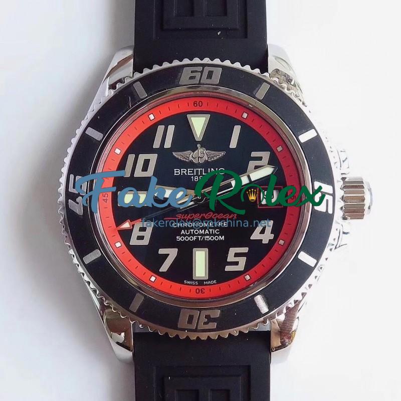 Replica Breitling Superocean 42 Abyss Red A1736402/BA31BKRD ZF Stainless Steel Black & Red Dial Swiss 2824-2