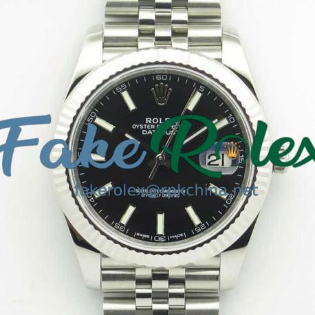 Replica Rolex Datejust II 126334 41MM N Stainless Steel Black Dial Swiss 3235