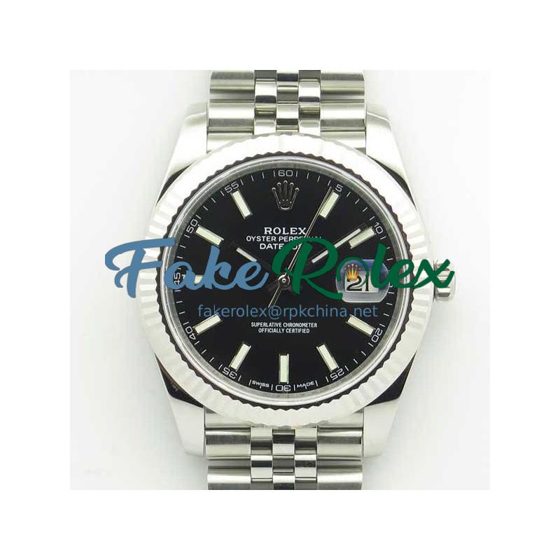 Replica Rolex Datejust II 126334 41MM N Stainless Steel Black Dial Swiss 3235