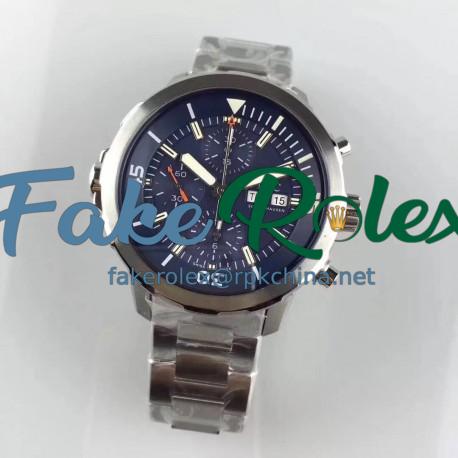 Replica IWC Aquatimer Chronograph IW376805 HBBV6 Stainless Steel Blue Dial Swiss 7750