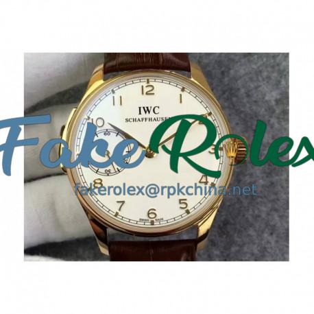 Replica IWC Portuguese Minute Repeater IW5242 Yellow Gold White Dial Swiss 95290